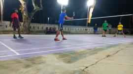 Lanjutan PORDES cabang Badminton berjalan menarik.