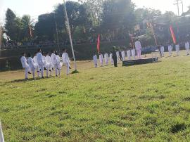 Pengibaran Bendera Merah Putih Kapanewon Patuk