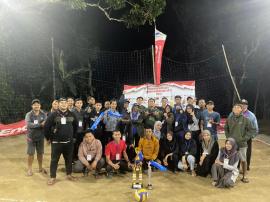 Pertandingan Final Turnamen Bola voly U20 Kalurahan Salam