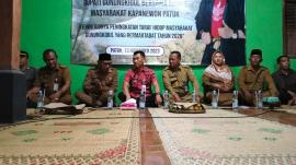 Sapa Warga Bupati Gunungkidul dengan warga Ngasemayu