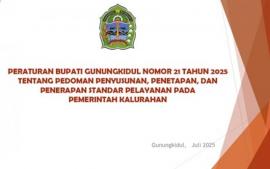 PERATURAN BUPATI TENTANG STANDAR PELAYANAN KALURAHAN 