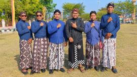 Pamong Kalurahan Salam Ikuti Upacara Mangayubagyo Pengetan Kaping 196 Hadeging Kabupaten Gunungkidul